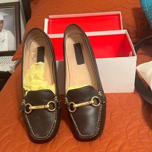 Coach brown loafers in GUC. Only worn a few times